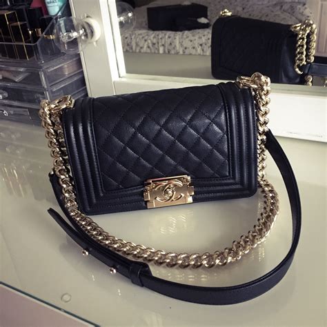 black gold chanel boy|chanel handbags for boys.